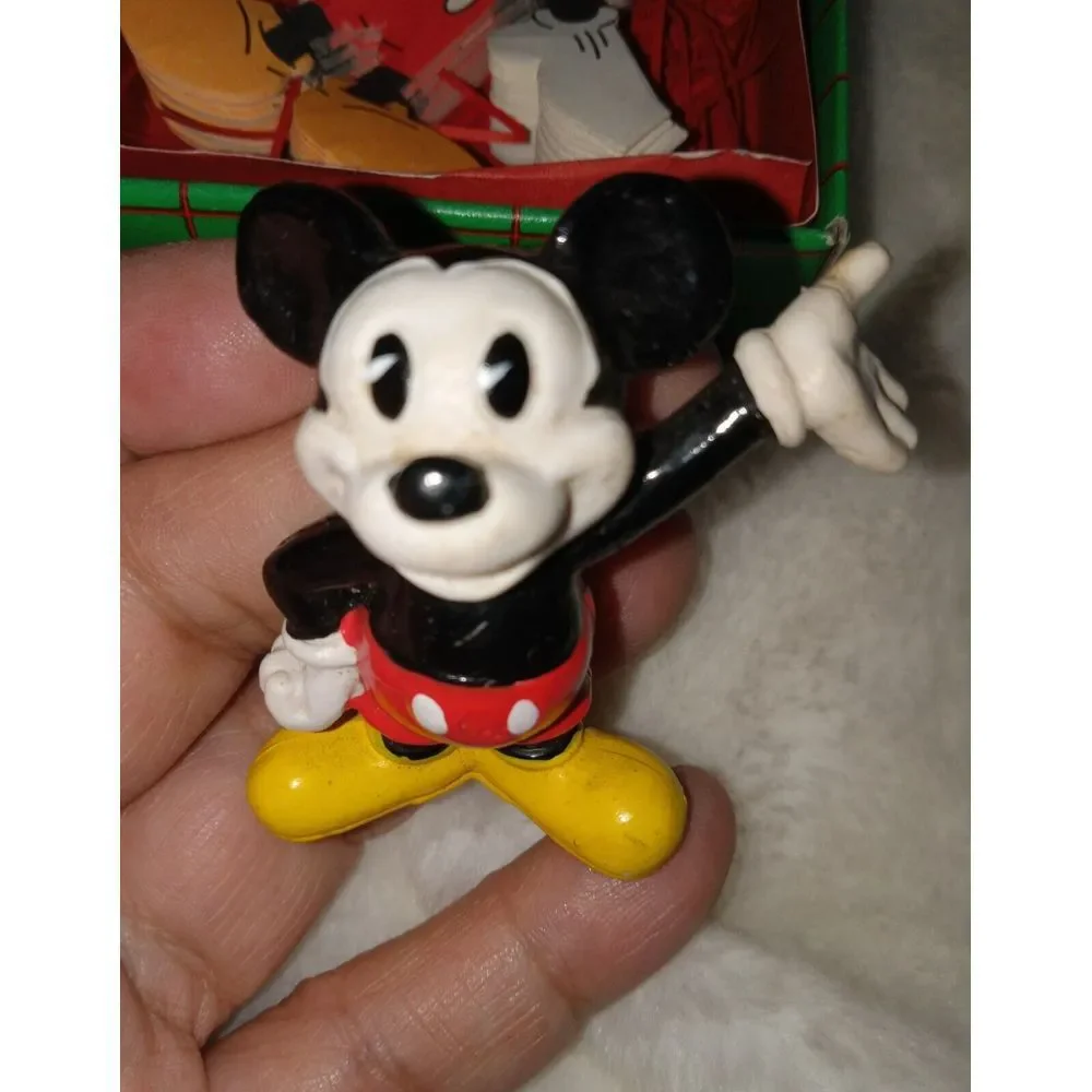 Lot vintage Mickey Mouse Rub-a-Dub Pipe Walt Disney China Mickey‎ Paper Ordament